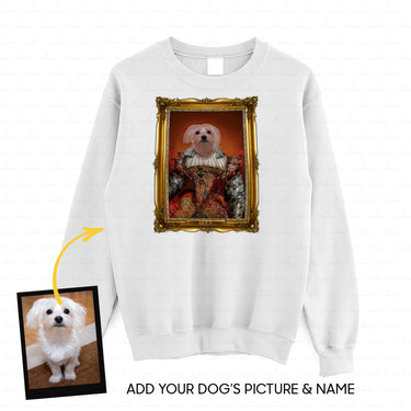 Personalized Dog Gift Idea - Royal Dog's Portrait 33 For Dog Lovers - Standard Crew Neck Sweatshirt